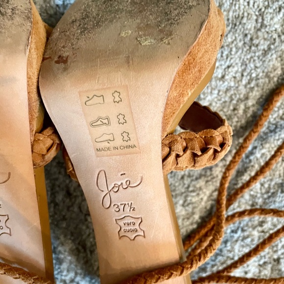 Joie Flo Strappy suede heeled sandal - Picture 8 of 14